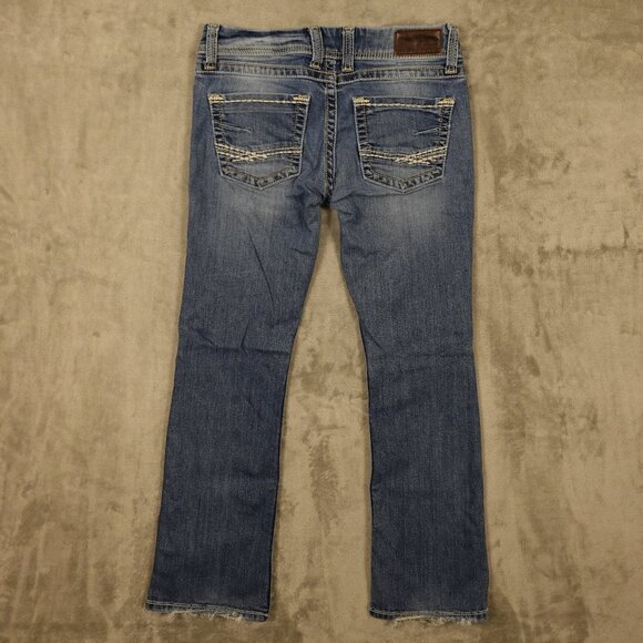 BKE Women's Boot Cut Jeans - Classic Blue - Picture 10 of 13